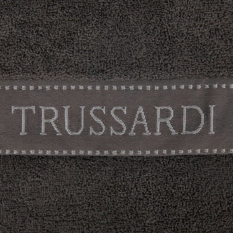 RIBBON TELO BAGNO TRUSSARDI GRIGIO ANTRACITE