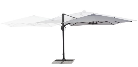 OMBRELLONE BRACCIO LATERALE VEGA 3X3MT ANTRACITE-GRIGIO 0795867