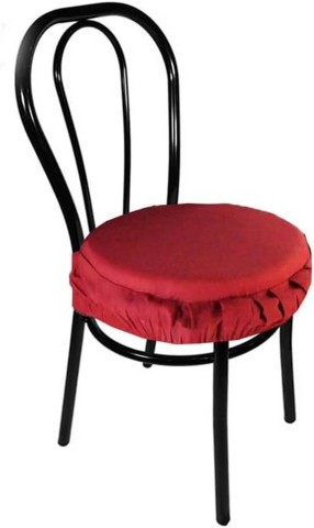CUSCINO CON VOLANT 2PZ TONDO NEW EDGAR BORDEAUX