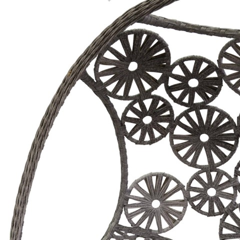 CLINTON DONDOLO PENSILE GRIGIO CON CUSCINO VACCHETTI