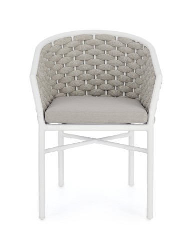 SEDIA CON BRACCIOLI MARGALIDA BIANCO 0666082