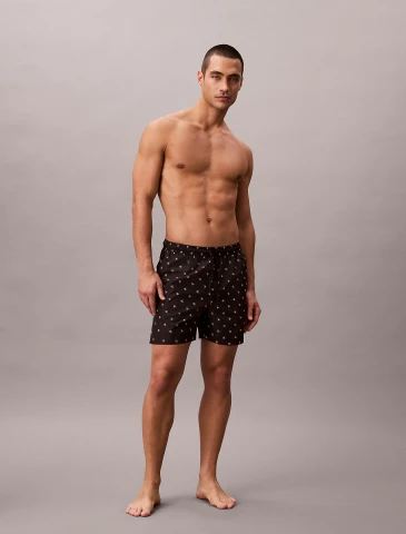 COSTUME DA BAGNO UOMO N61027 CALVIN KLEIN DIAMOND LOGO BLACK