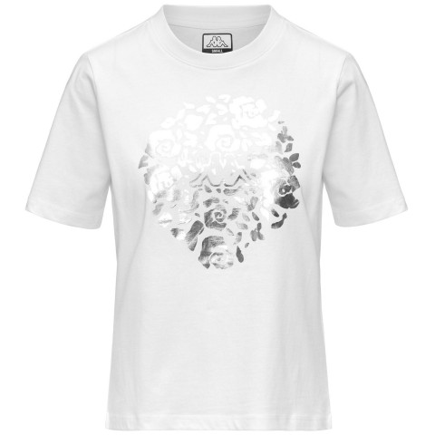 T-SHIRT DONNA INE 37238RW KAPPA 001 BIANCO