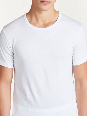 MAGLIA MEZZA MANICA GIROCOLLO PACCO DOPPIO  RAGNO 601417 BIANCO