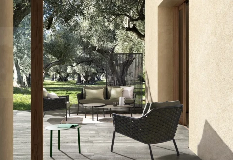 EVERLY OLIVE POLTRONA CON CUSCINO 0663548 BIZZOTTO