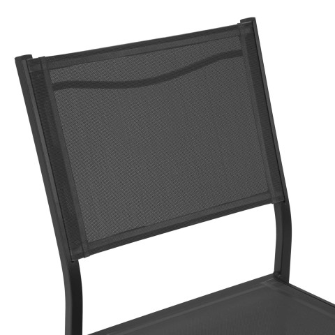 SEDIA FORMENTERA ANTRACITE CM55X46H43/88