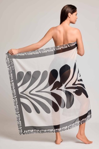 ILLUSION PAREO DONNA DAVID DA26-110 IVORY