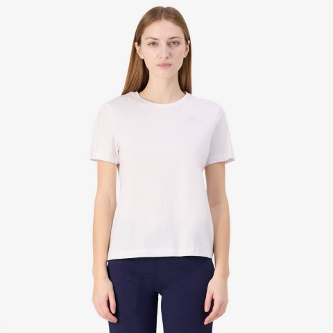 T-SHIRT DONNA LOGO SYLVIE 321Z4YW 001 BIANCO