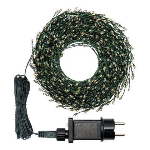 CATENA LUCI MINICLUSTER CON 1000 MICROLED MULTICOLOR 68742