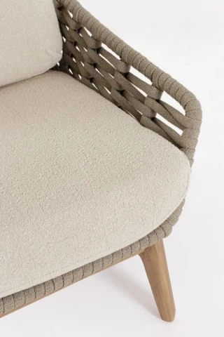 POLTRONA CON CUSCINO TAMIRES BEIGE 0660601