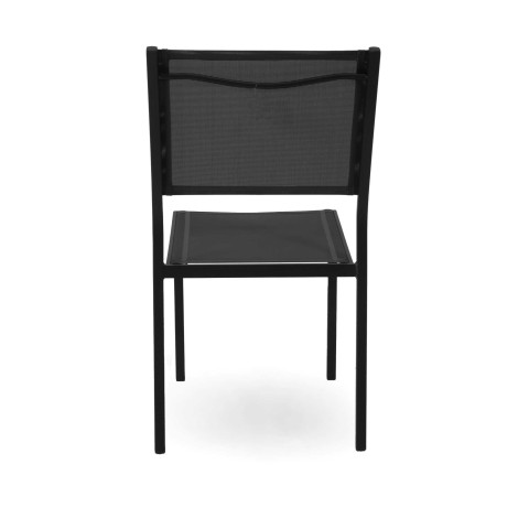 SEDIA FORMENTERA ANTRACITE CM55X46H43/88