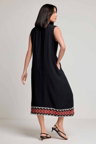ZOYA ABITO LUNGO DONNA DAVID DA26-087 BLACK