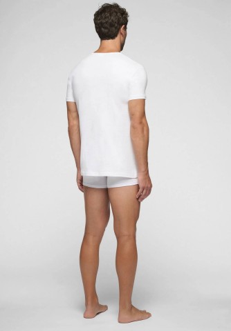 MAGLIA COT.MM SC.V 5326 UOMO-NO 3^ BIANCO