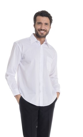 CAMICIA MANICA LUNGA CA0062A BIANCO