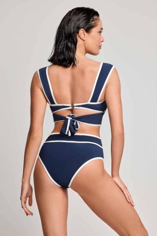 CHARLOTTE BANDEAU BIKINI DA26-016 NAVY BLU