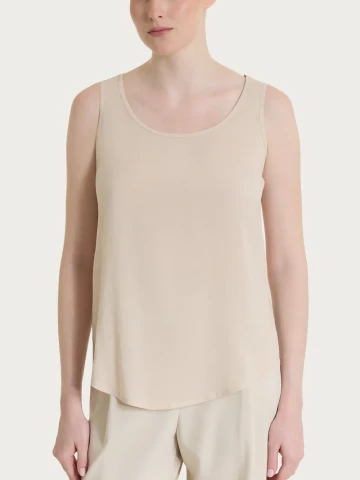 Top con spalla larga in Voile Stretch DS25S2 CHAMPIGNON