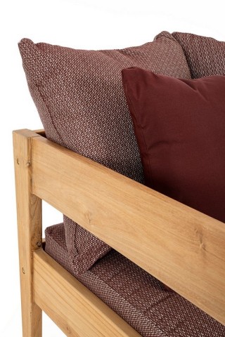 POLTRONA CON CUSCINI KOBO WINE - FSC 0806796