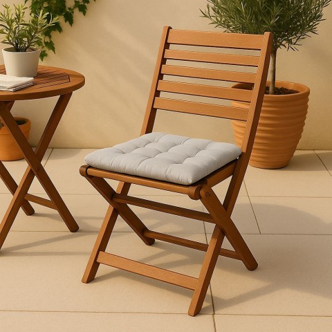 CUSCINO SEDIA 40X40 CM IDROREPELLENTE ESTÉ GALILEO GRIGIO