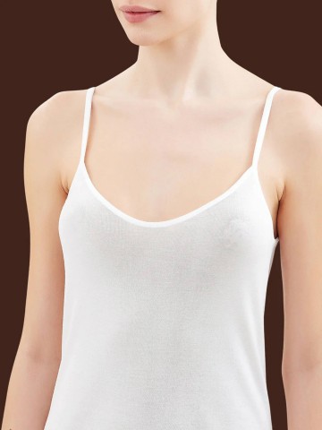 TOP NATURAL SPALLA STRETTA RAGNO 02819E BIANCO