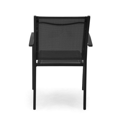 POLTRONA FORMENTERA ALLUMINIO CON BRACCIOLI TONDI  796 VACCHETTI