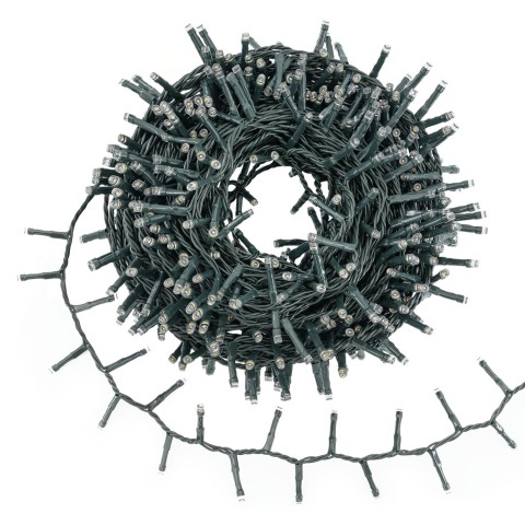 CATENA LUCI MINILOCUSTER CON 1000 LED BIANCO CALDO 80256