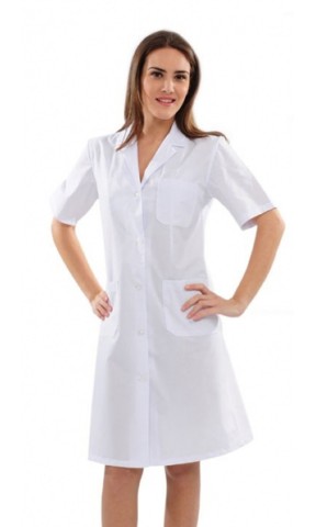 CAMICE MEZZA MANICA DONNA C0036 BIANCO