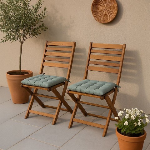 CUSCINO SEDIA 40X40 CM IDROREPELLENTE ESTÉ GALILEO SALVIA