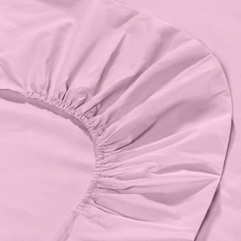 BASIC COLLECTION COMPLETO LENZUOLA UNA PIAZZA E 1/2 ILBLUCASA PINK