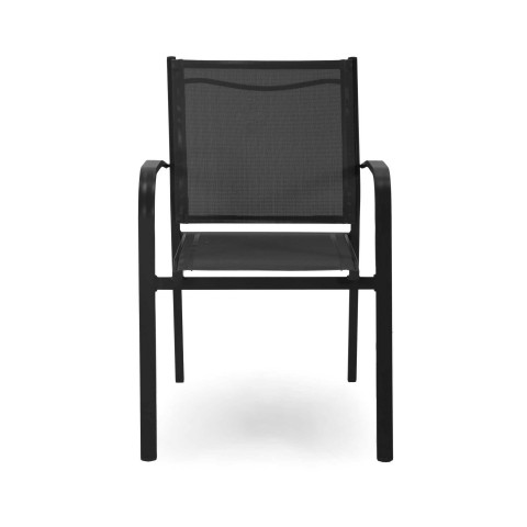 POLTRONA FORMENTERA ALLUMINIO CON BRACCIOLI TONDI  796 VACCHETTI