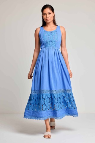 BALI ABITO DONNA DAVID DB26-009 BLUE