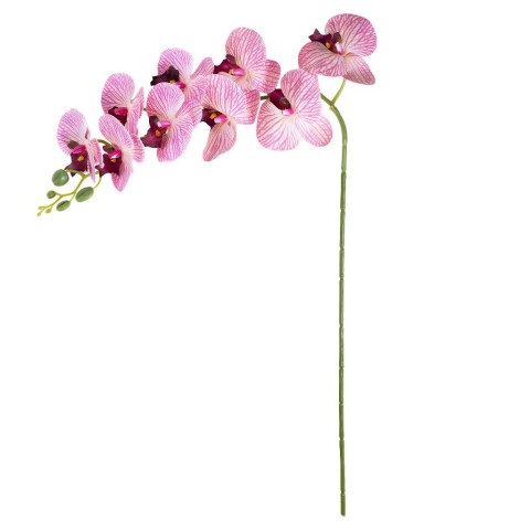 ORCHIDEA 9 FIORI IN EVA, PLASTICA E METALLO H.100 cm COLORI ASSORTITI FUCSIA
