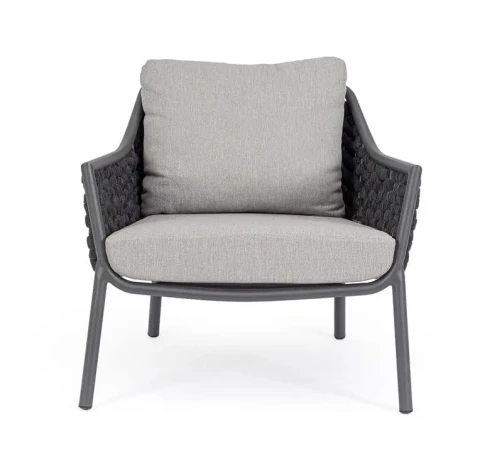 EVERLY POLTRONA ANTRACITE QS22 GRAFITHE 0663547 BIZZOTTO