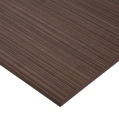 Top tavolo nobilitato noce moderno quadro cm80x1,8x80