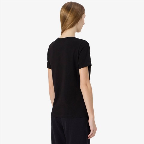 T-SHIRT DONNA LOGO SYLVIE 321Z4YW BLACK