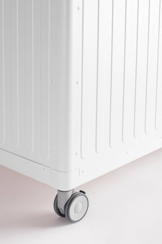 BAULE PORTA CUSCINI CON RUOTE OCEAN L BIANCO 0663973
