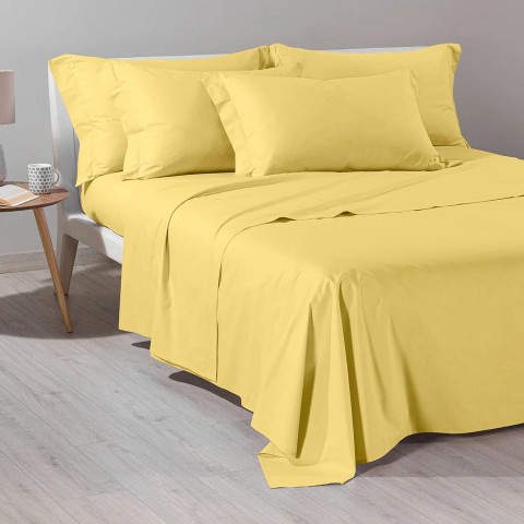 BASIC COLLECTION COMPLETO LENZUOLA SINGOLO ILBLUCASA GIALLO
