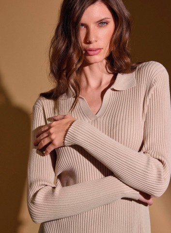 TUTA DONNA POLO TWI604186 LORMAR NATURALE