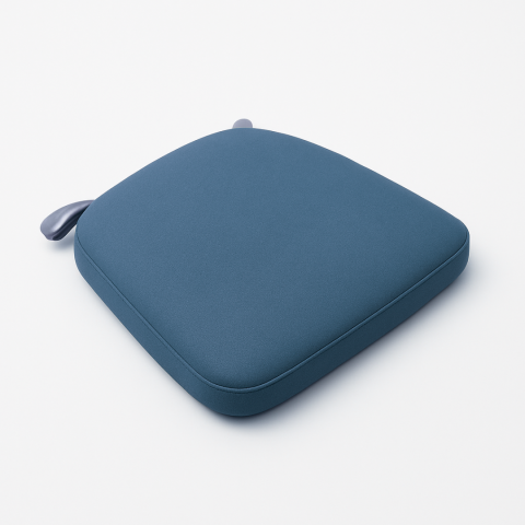 CHIAVARINA CUSCINO COPRISEDIA CVRN P317 COLORATO BLU