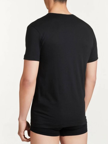 MAGLIA MEZZA MANICA SCOLLO A V PACCO DOPPIO RAGNO 601418 NERO