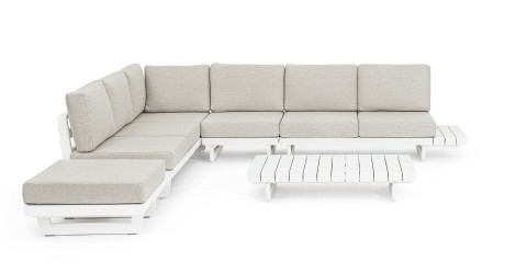 SET 2 SALOTTO ANGOLARE CON CUSCINI INFINITY BI 0663424
