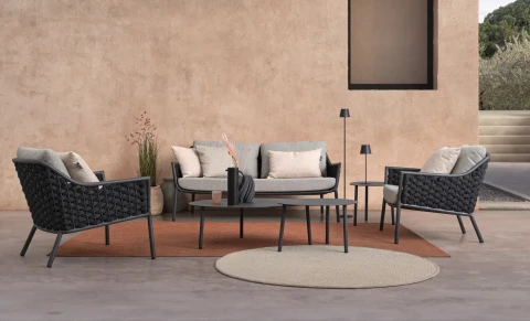 EVERLY POLTRONA ANTRACITE QS22 GRAFITHE 0663547 BIZZOTTO