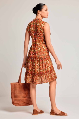 ZINNIA BEACH SHOULDER BAG DB26-B02 ORANGE