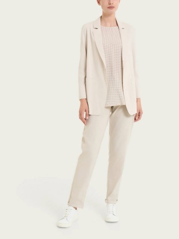 Blazer leggero destrutturato in Super Fresh DH15GA RAGNO CHAMPIGNON