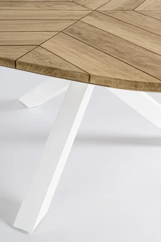 PALMDALE TAVOLO TONDO BIANCO diametro 160cm 0804738 BIZZOTTO