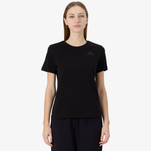 T-SHIRT DONNA LOGO SYLVIE 321Z4YW BLACK