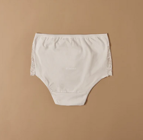 SLIP ALTO CON PIZZO CONFEZIONE 6 PZ JADEA 07 BIANCO