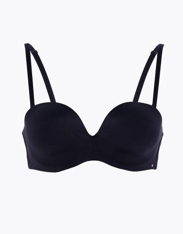REGGISENO BALCONETTE IMBOTTITO STRAPLESS L0DEH C BLACK