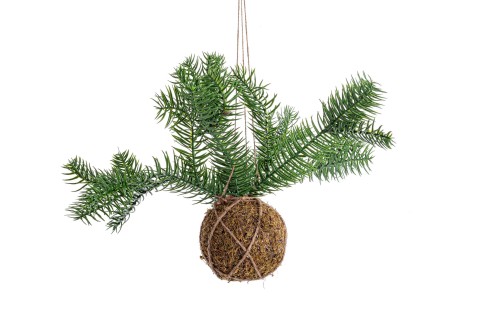 DECORAZION SFERA KODEDAMA CON PINO Diametro 6cm 0937157