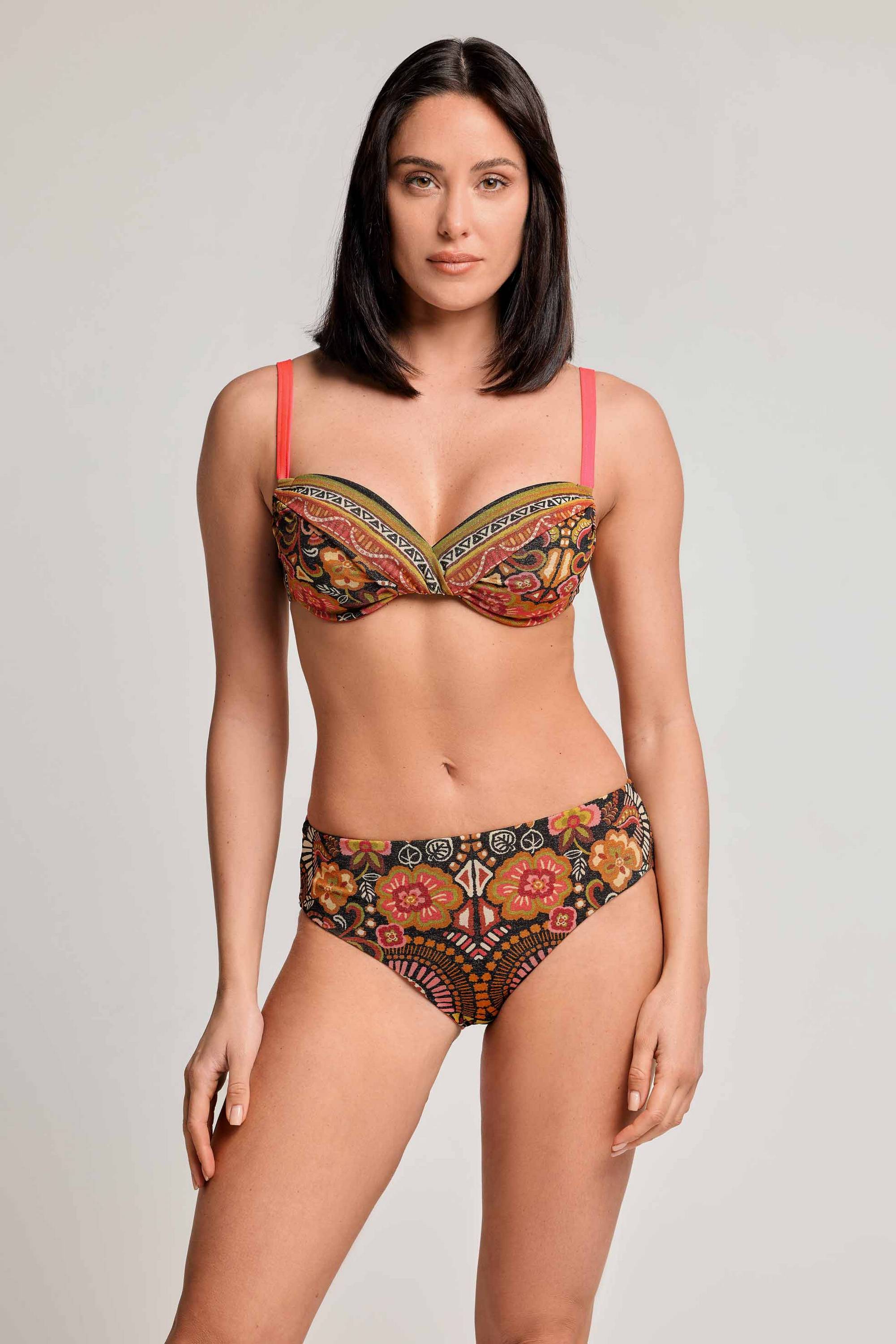 MORA UNDERWIRED BIKINI - D CUP MULTICOLOR