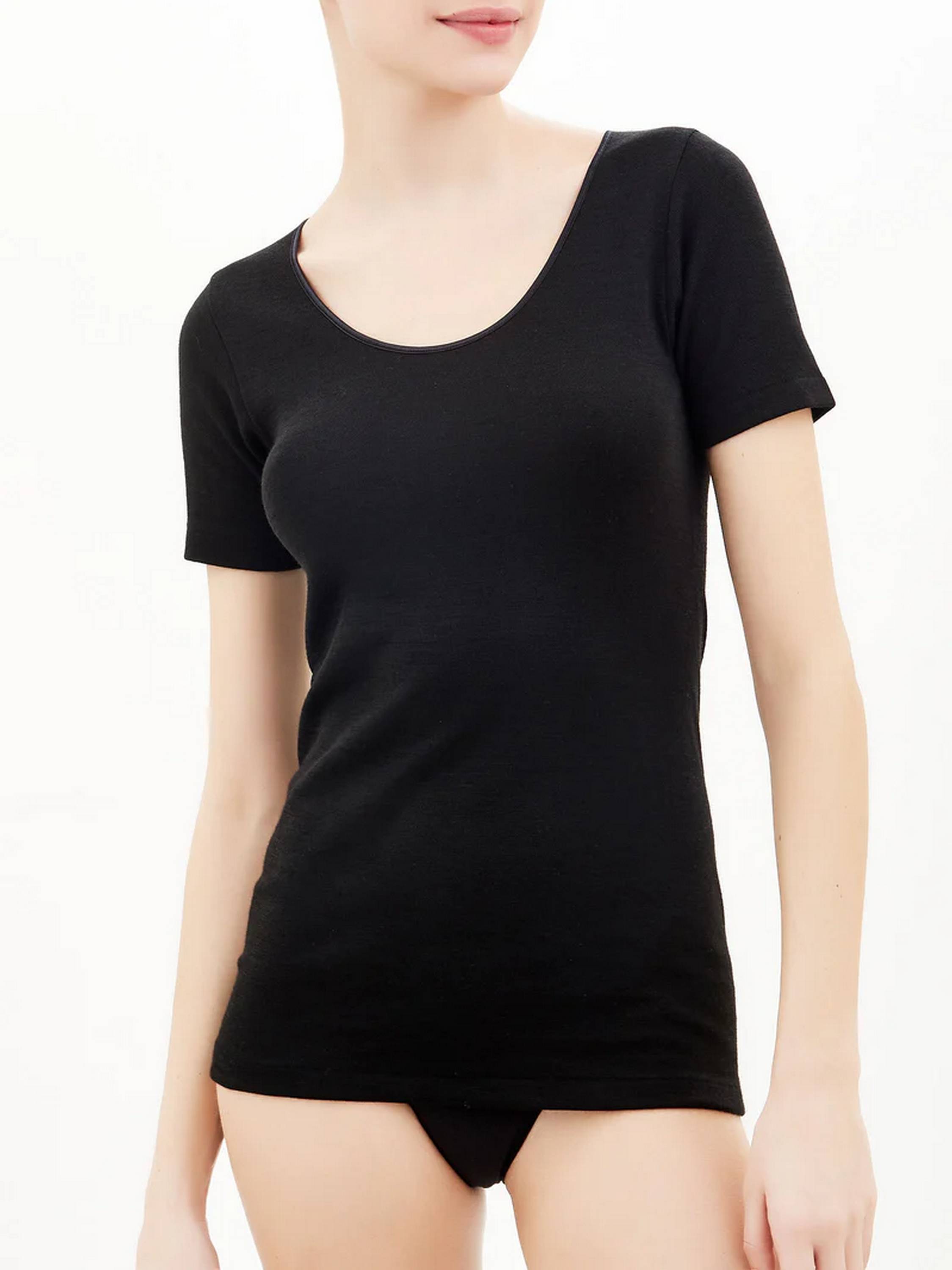 MAGLIA SINTONIA MEZZA MANICA GIROCOLLO RAGNO 072457 NERO